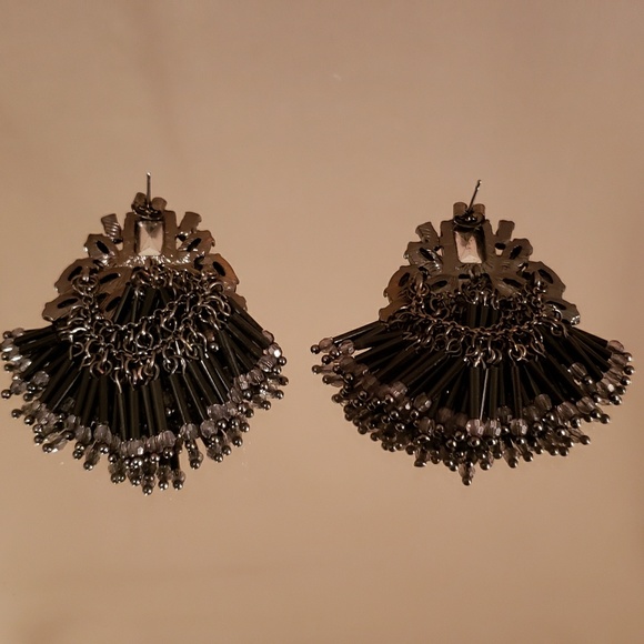 Black Beauty Earrings - Picture 2 of 3